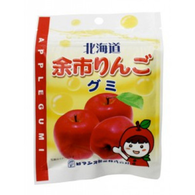 Конфеты жевательные с яблочным вкусом «Хоккайдо Ёитиринго гуми», 50 гр.